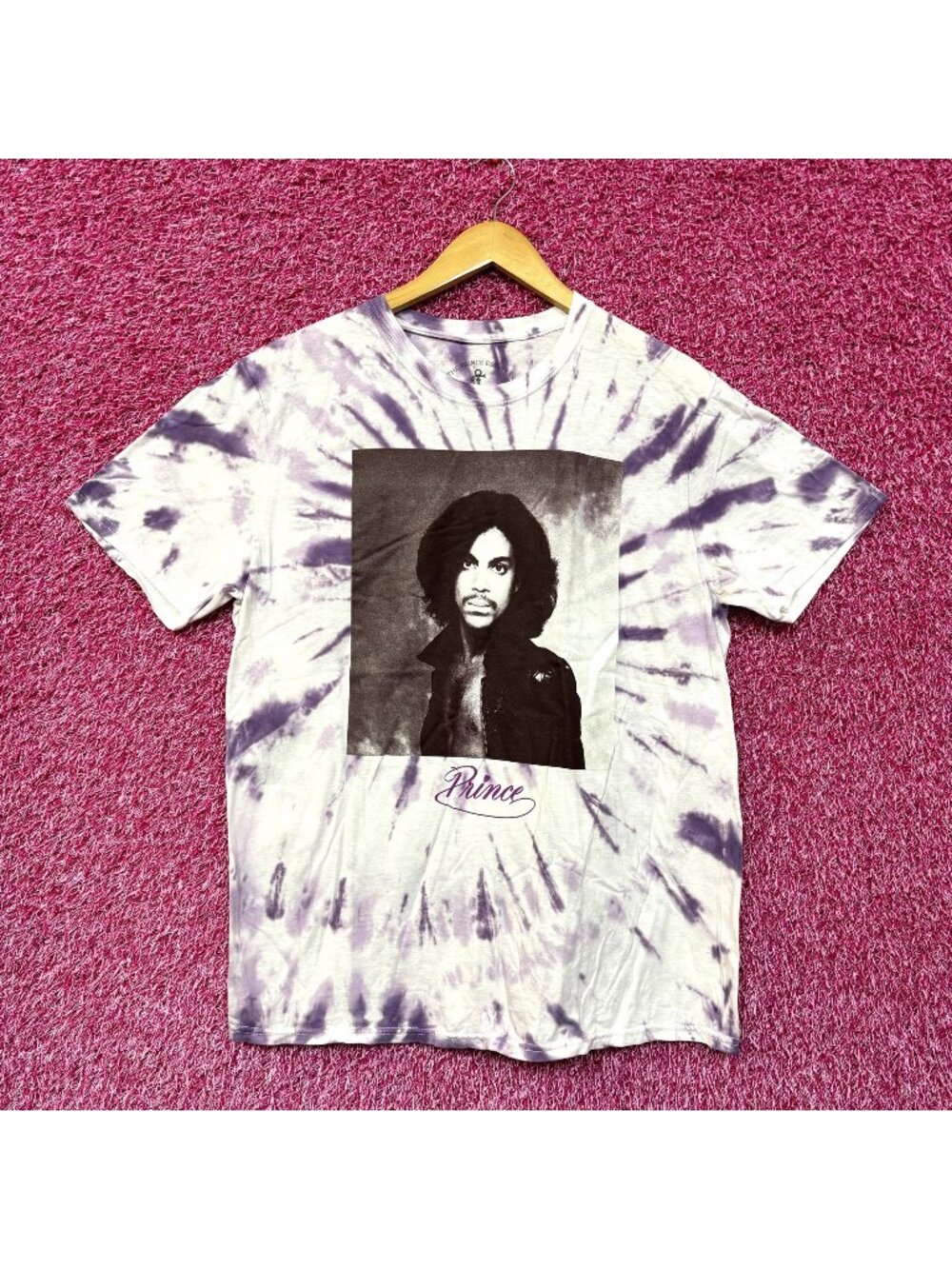 Prince Loring Park Sessions 77 Album Cover Rock Tie Dye L